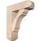 Ekena Millwork Olympic Craftsman Smooth Bracket w/ Offset Brace, Douglas Fir, 7 1/2"W x 24"D x 28"H BKT0806X24X28OLY04SDF - alternate 1